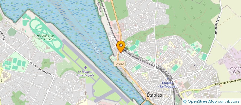 localisation de l'entreprise LOUBLEU à ETAPLES