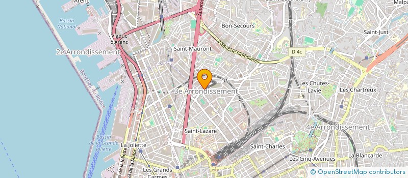 localisation de l'entreprise LOUBON PRIMEURS à MARSEILLE