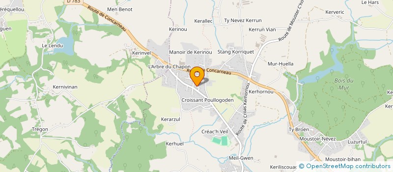 localisation de l'entreprise LOUBOUTIN SCI  SAINT-EVARZEC