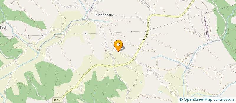 localisation de l'entreprise LOUBRADOU  SAINT-PAUL-FLAUGNAC