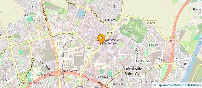 localisation de l'entreprise LOUBSOL à HEROUVILLE-SAINT-CLAIR