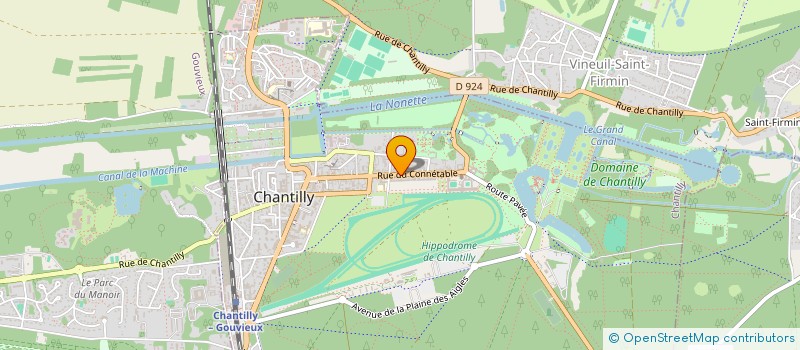 localisation de l'entreprise LOUCA  CHANTILLY