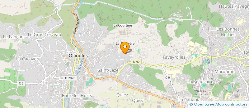 localisation de l'entreprise LOUCA OSTAU  OLLIOULES