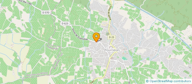 localisation de l'entreprise LOUCA PIZZA  POURRIERES