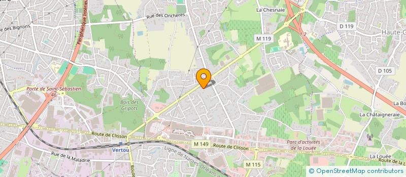 localisation de l'entreprise LOUCACHEVSKY  BASSE-GOULAINE