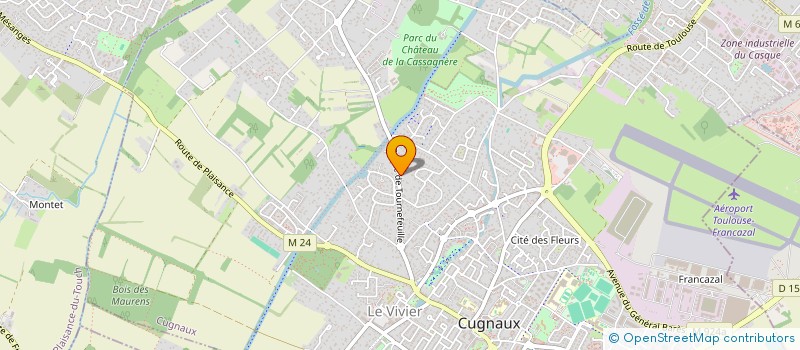 localisation de l'entreprise LOUCACHRIS  CUGNAUX