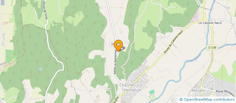 localisation de l'entreprise LOUCALY  CHARMES SUR L'HERBASSE