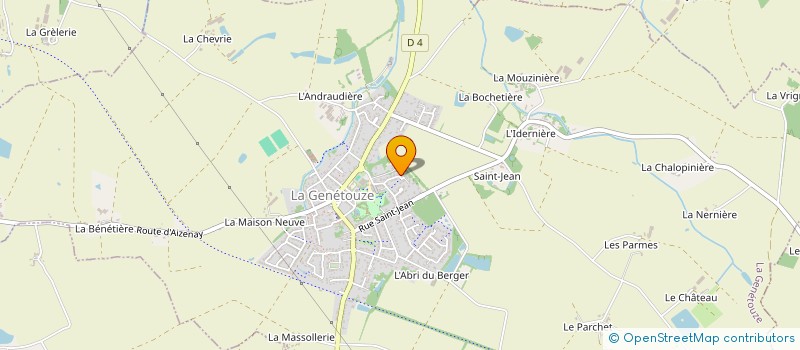 localisation de l'entreprise LOUCAM  LA GENETOUZE