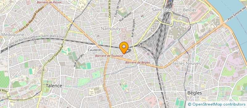 localisation de l'entreprise LOUCAM  BORDEAUX