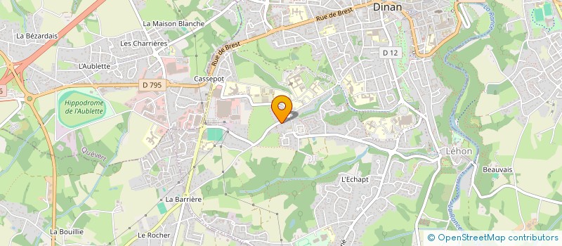 localisation de l'entreprise LOUCAM INVEST à DINAN