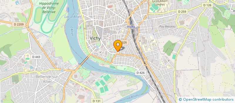 localisation de l'entreprise LOUCAPASTA à VICHY