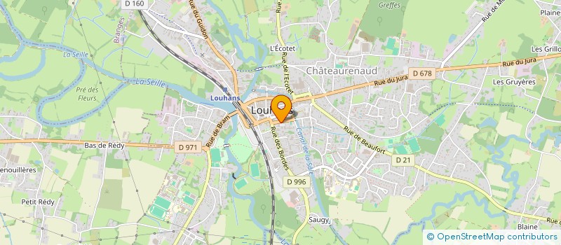 localisation de l'entreprise LOUCAPU à LOUHANS