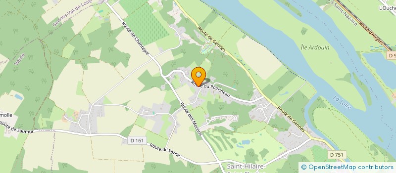 localisation de l'entreprise LOUCASOL  SAUMUR