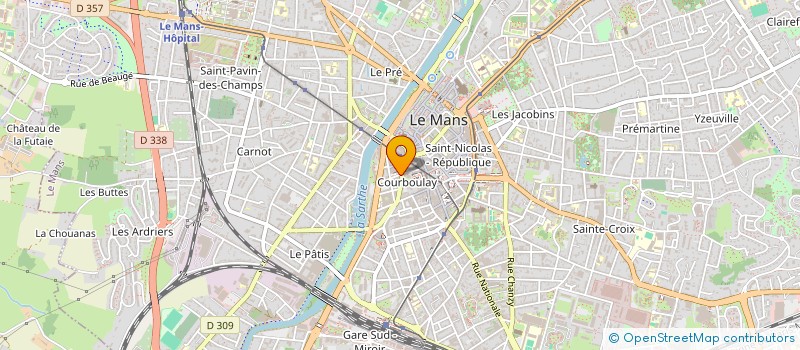 localisation de l'entreprise LOUCEANE  LE MANS