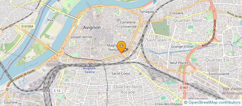 localisation de l'entreprise LOUCEAU  AVIGNON