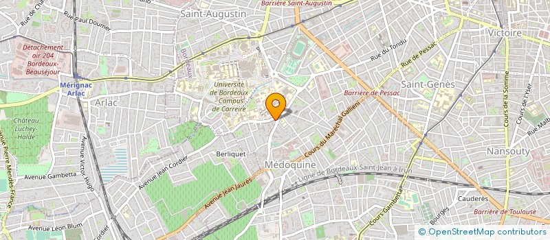 localisation de l'entreprise LOUCELIMAK DISTRI à BORDEAUX