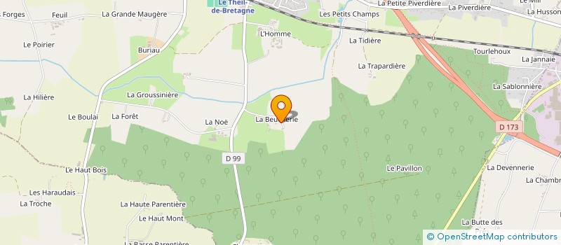 localisation de l'entreprise LOUCELTO  RETIERS