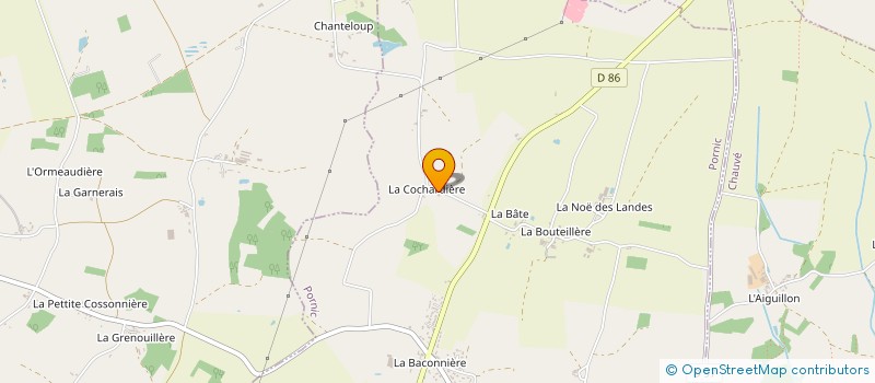 localisation de l'entreprise LOUCERA à PORNIC