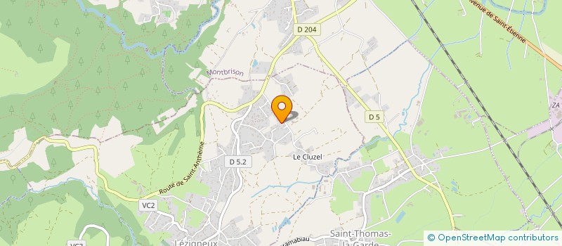 localisation de l'entreprise LOUCHALEX  LEZIGNEUX