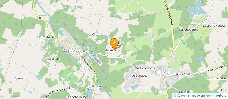 localisation de l'entreprise LOUCHANY à SAINT-CYR