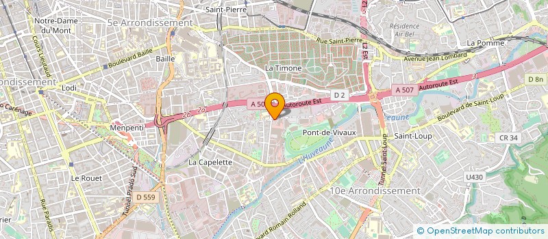 localisation de l'entreprise LOUCHAR  MARSEILLE