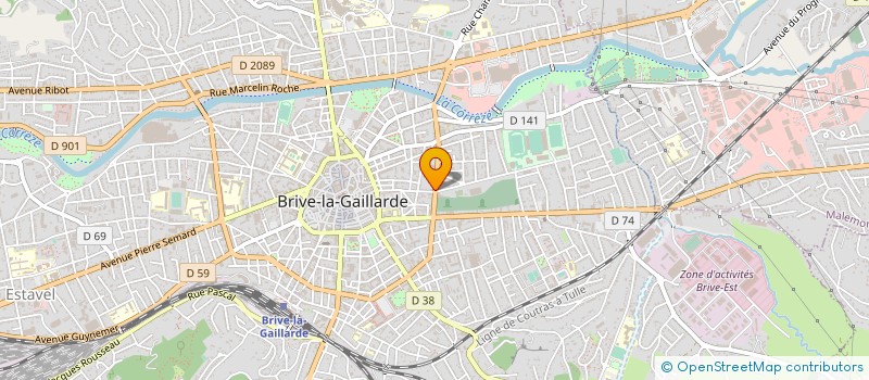 localisation de l'entreprise LOUCHART ET FILS DEPANNAGE SERVICE à BRIVE-LA-GAILLARDE