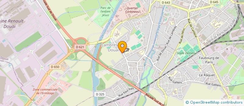 localisation de l'entreprise LOUCHATIN  LAMBRES-LEZ-DOUAI