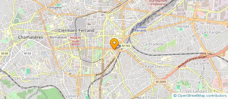 localisation de l'entreprise LOUCHEBE'M  CLERMONT-FERRAND