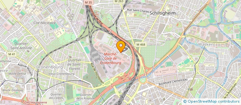 localisation de l'entreprise LOUCHEBEM à STRASBOURG