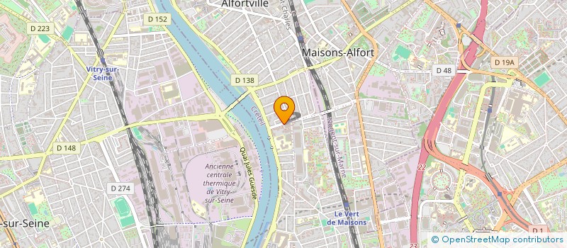 localisation de l'entreprise LOUCINE à ALFORTVILLE