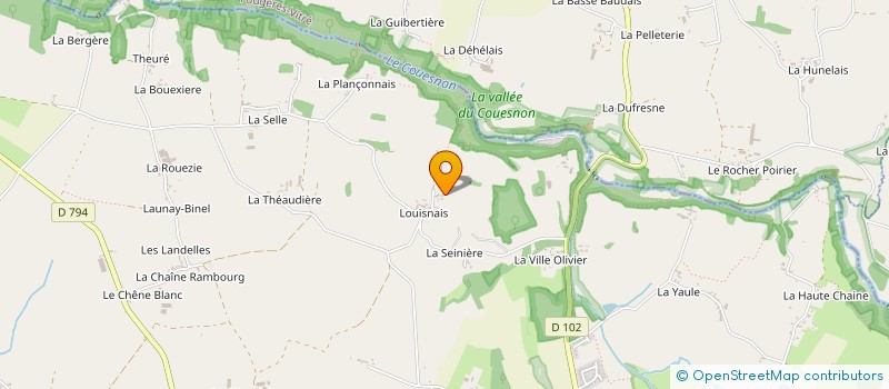 localisation de l'entreprise LOUCLA  MEZIERES-SUR-COUESNON