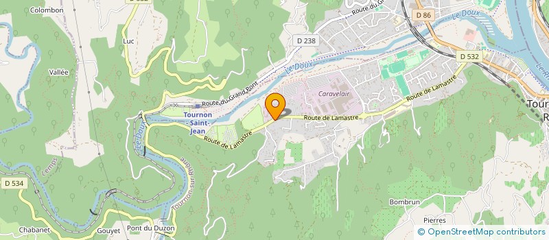 localisation de l'entreprise LOUCLALINA à TOURNON-SUR-RHONE