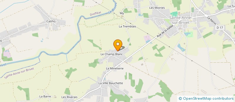 localisation de l'entreprise LOUCOL  SAINTE-ANNE-SUR-BRIVET