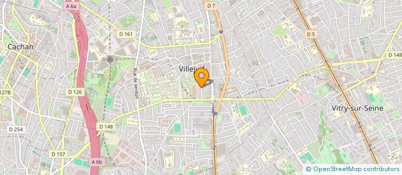 localisation de l'entreprise LOUD  VILLEJUIF