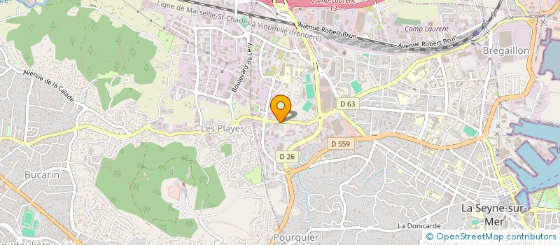 localisation de l'entreprise LOUDANE IMMO 3 à LA SEYNE-SUR-MER