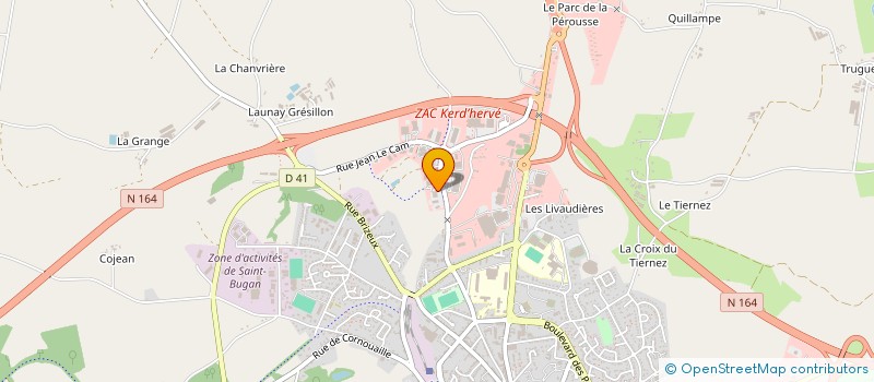 localisation de l'entreprise LOUDEAC FITNESS à LOUDEAC