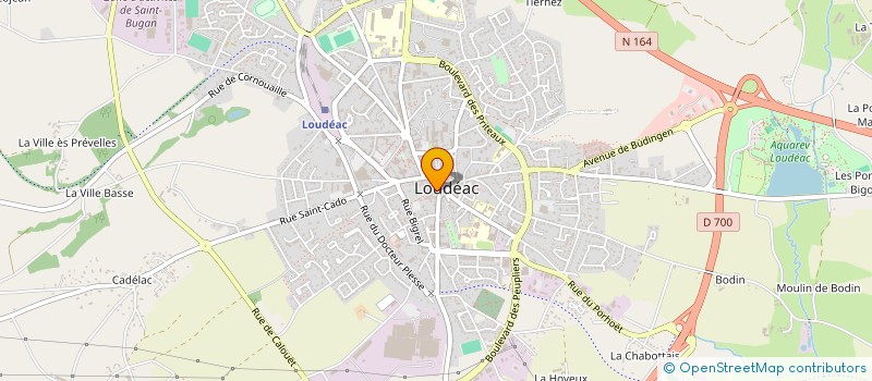 localisation de l'entreprise LOUDEAC IMMOBILIER à LOUDEAC