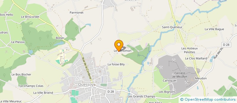 localisation de l'entreprise LOUDEN à QUESSOY