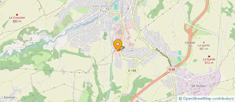 localisation de l'entreprise LOUDEN à LE PUY-EN-VELAY
