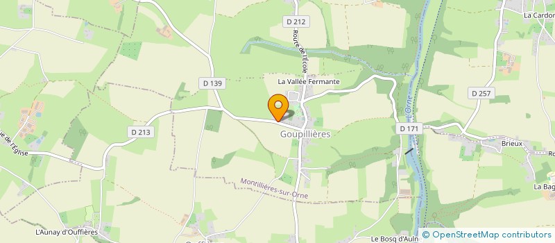 localisation de l'entreprise LOUDENN  MONTILLIERES-SUR-ORNE