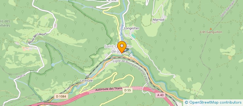 localisation de l'entreprise LOUDER MUSIC  SAINT-GERMAIN-DE-JOUX