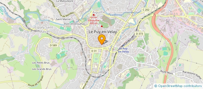 localisation de l'entreprise LOUDES  LE PUY-EN-VELAY
