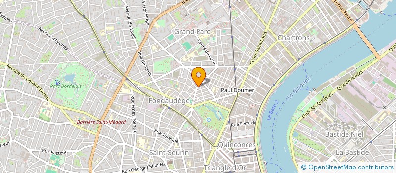 localisation de l'entreprise LOUDIAR  BORDEAUX