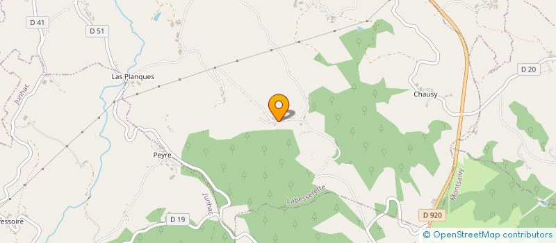 localisation de l'entreprise LOUDIERES CALDEYROUX à LABESSERETTE