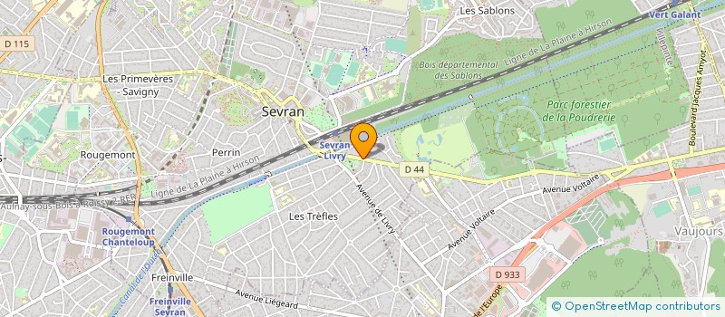 localisation de l'entreprise LOUDIFA à SEVRAN