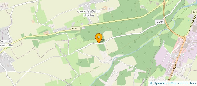 localisation de l'entreprise LOUDIG ORTHOPTIE  CAORCHES-SAINT-NICOLAS