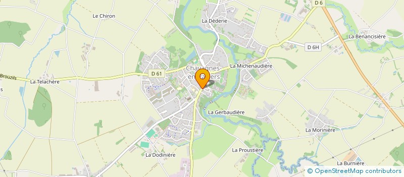 localisation de l'entreprise LOUDIS à CHAVAGNES-EN-PAILLERS