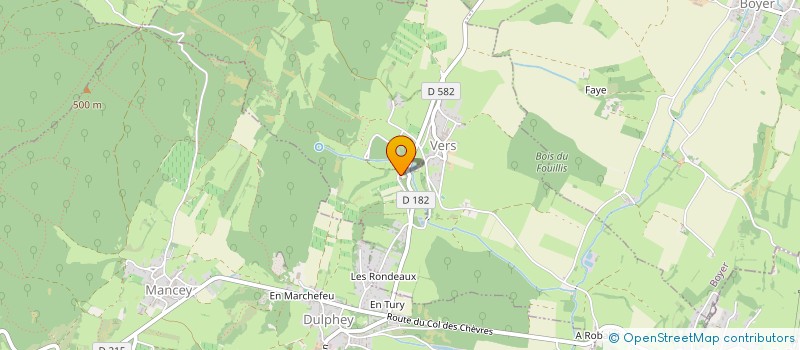 localisation de l'entreprise LOUDOT FRERES-VITICULTEURS  ETRIGNY