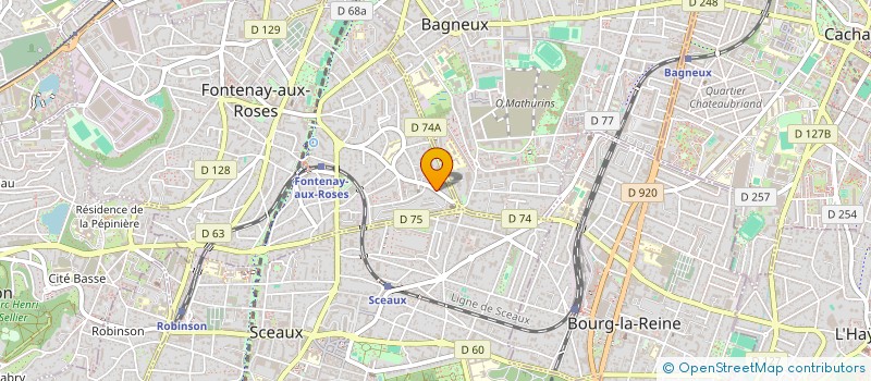 localisation de l'entreprise LOUDOU à FONTENAY-AUX-ROSES