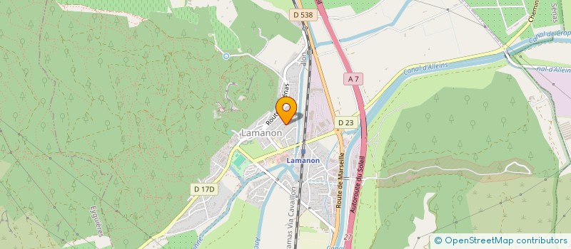 localisation de l'entreprise LOUDRI  LAMANON